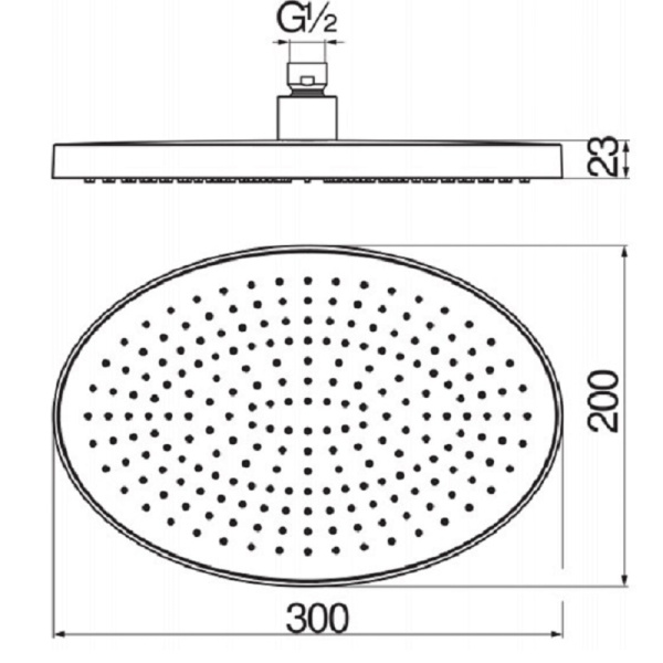 Верхний душ Nobili AD139/71CR Верхний душ Nobili AD139/71CR