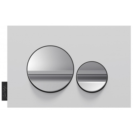 Клавиша смыва Jacob Delafon E20859-CP-MWH хром/белый