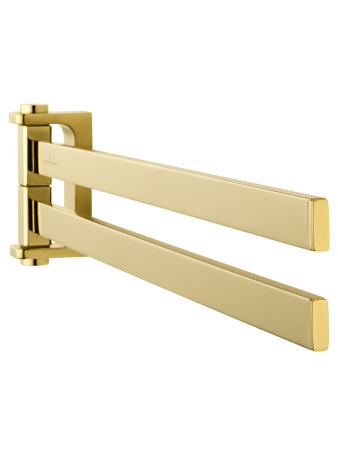 Полотенцедержатель поворотный WONZON & WOGHAND ECLIPSE, глянцевое золото WW-9131-LG