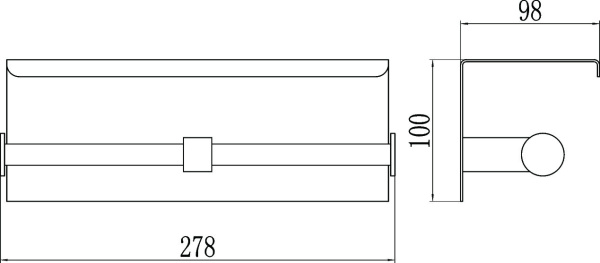 Держатель для туалетной бумаги Savol S-00AK57