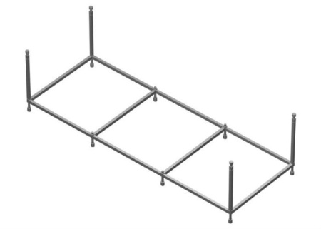 Каркас металлический 180х80 Am.Pm Inspire 2.0 W52A-180-080W-R