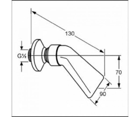 Верхний душ Kludi BRAUSEN PROGRAMM 6051005-00