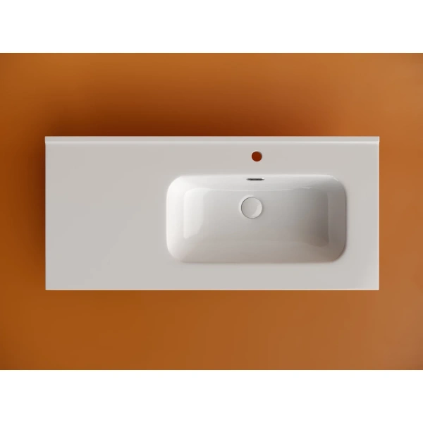 Раковина встраиваемая сверху (101х46,5) Ceramica Nova Element CN7003R