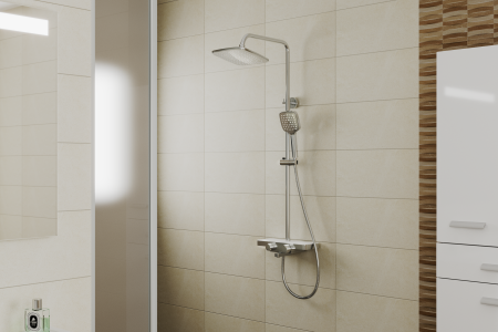 Тропическая душевая система с изливом Rush  ST4235-50