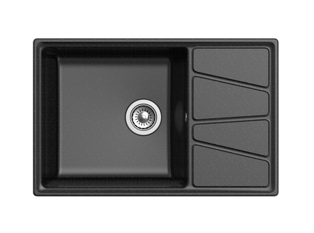 Кухонная мойка GranFest Vertex 780L, V-780L черный