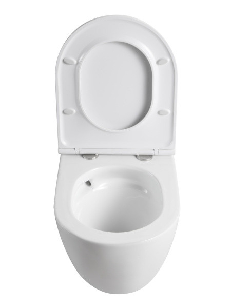 Унитаз подвесной безободковый с системой слива TORNADO Agger AT07150 сиденье с микролифтом