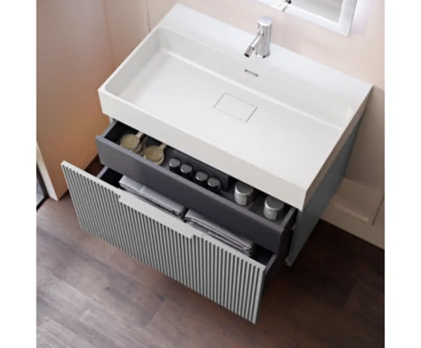 Тумба под раковину Cezares PREMIUM 55434 Plisse Grigio nuvola