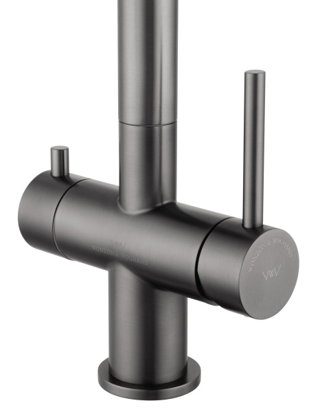 Смеситель для кухни c подключением фильтра WONZON & WOGHAND, темный графит WW-3211-BGG