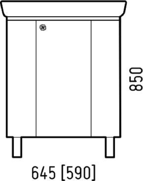 Тумба напольная угловая Corozo Флоренция 40 SD-00000003