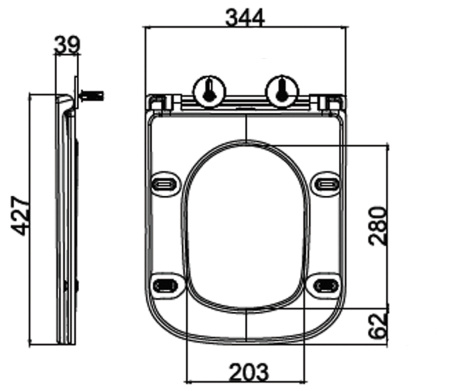 Крышка-сиденье BelBagno BB2322SC