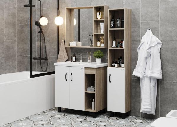 Тумба под раковину напольная Onika Тимбер 80 108045