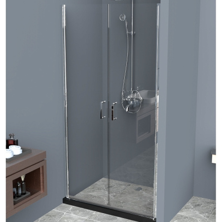 Душевая дверь (120х185) BelBagno UNO-B-2-120-C-Cr
