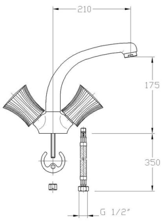 Смеситель для мойки MOFEM SPEKTRUM 140-0007-00
