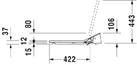 Крышка-биде для унитаза Duravit 611500002000300