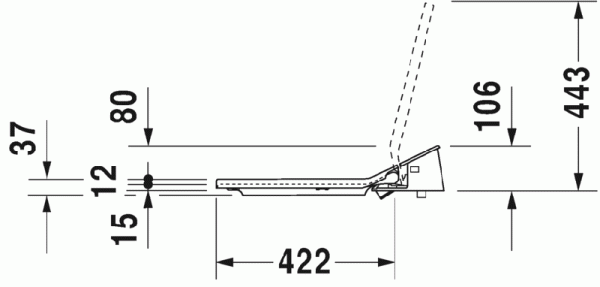 Крышка-биде для унитаза Duravit 611500002000300