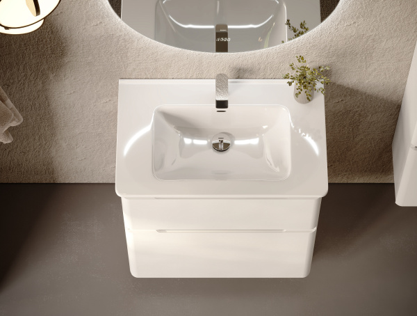 Раковина подвесная (71х46) Jorno Sturdy Stur.08.70/W/JR белый