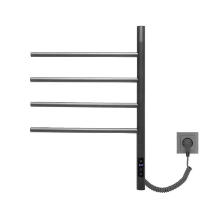 Электрический полотенцесушитель Vincea (43х60) VTD-1S1CGE графит