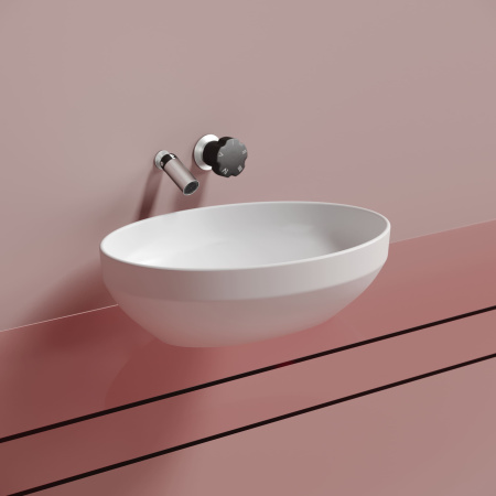 Раковина накладная (50,2х36,3) Ceramica Nova ELEMENT CN6056MW матовая