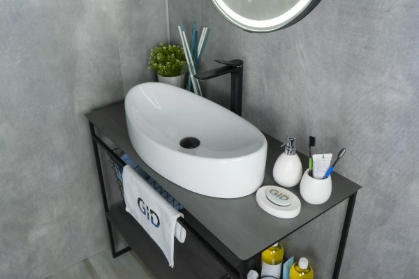 Раковина накладная (66х34,5) Gid Tr4898