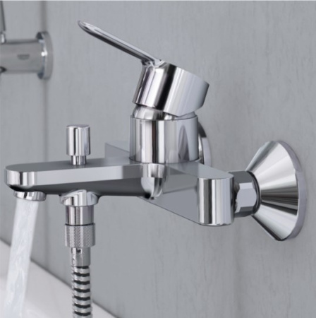 Смеситель для ванны однорычажный Grohe BauEdge 23334 000 (23334000) хром