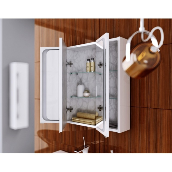 Зеркальный шкаф Aqwella 5 Stars Милан 80 Mil.04.08