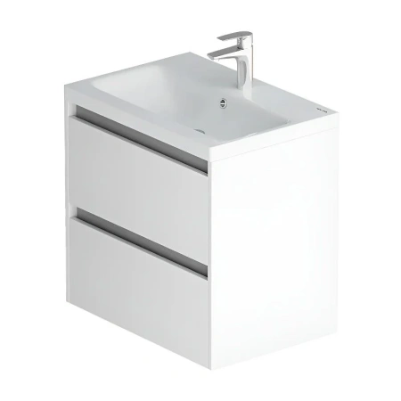 Тумба с раковиной 60 см Am.Pm Pulse M91-FHX0602-WCC0602WG белый