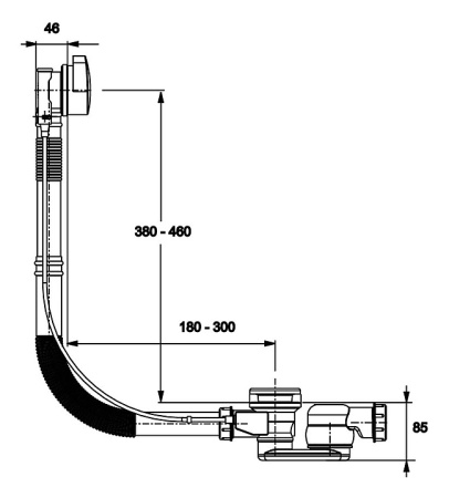 Слив-перелив Jacob Delafon Doble E6D015-00