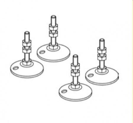Комплект опор для монтажа  4 шт TECE 660004