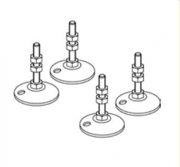 Комплект опор для монтажа  4 шт TECE 660004
