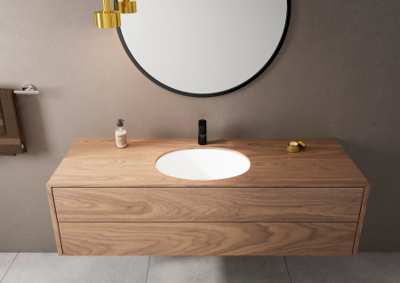 Смеситель для раковины без донного клапана Hansgrohe Vernis Blend 71580670 черный матовый