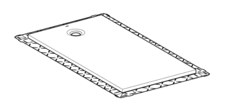 Прямоугольный душевой поддон Olona Geberit 550.913.00.1