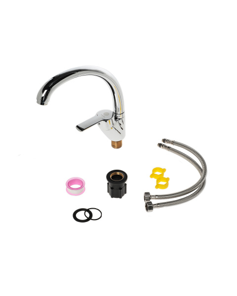 Смеситель для кухни однорычажный Orange Prim M42-002cr хром