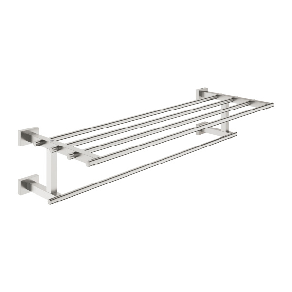 Полочка для полотенец Grohe Essentials Cube 40512 DC1 (40512DC1) суперсталь Полочка для полотенец Grohe Essentials Cube 40512 DC1 (40512DC1) суперсталь