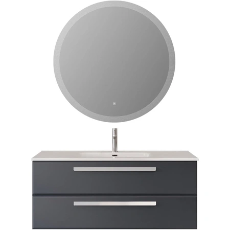 Тумба под раковину Cezares ECO-CER-N-1200-2C-SO-GR-P Grafito без ручек