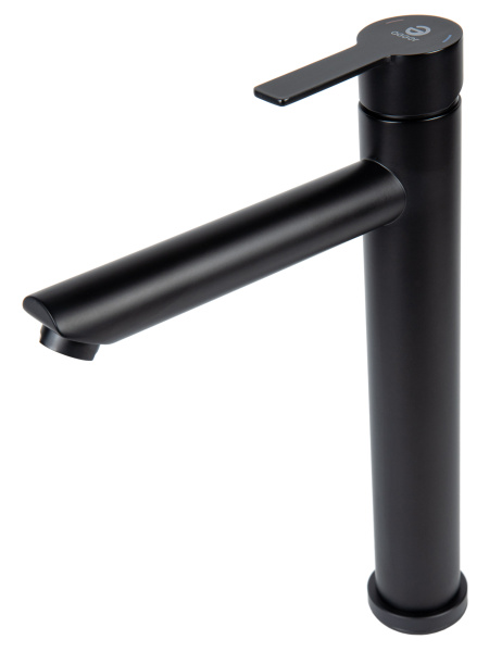 Смеситель для накладной раковины однорычажный высокий Agger Easy A3112144 черный матовый