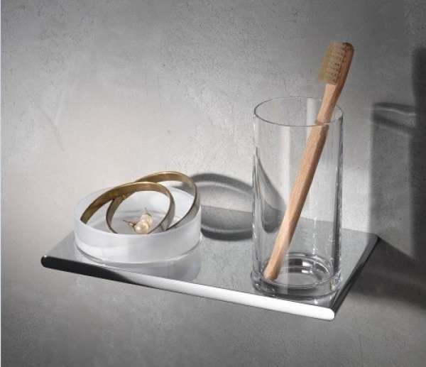 Двойной держатель со стаканом и чашей Keuco Edition 400 11554019000