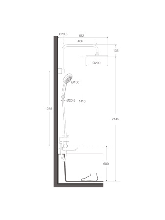 Душевая система Roca Victoria-T 5A2718C00