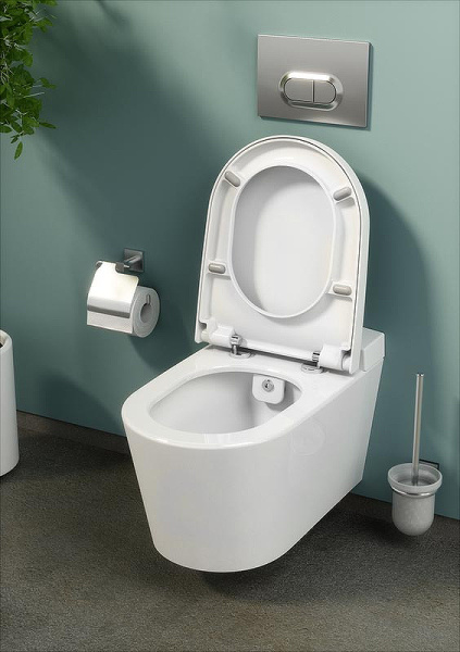 Подвесной безободковый унитаз c функцией биде Vitra Nest 5176B003-6233