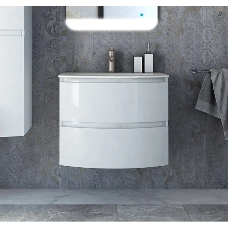 Тумба под раковину Cezares VAGUE 44220 Bianco lucido