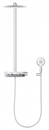 Душевая система с термостатом для настенного монтажа Grohe Rainshower System SmartControl 360 MONO 26361 000 (26361000) хром