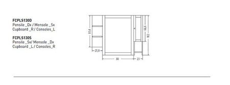 Зеркало Eban Style FCRST118-N