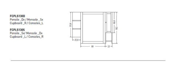 Зеркало Eban Style FCRST118-N