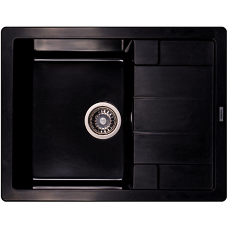 Мойка гранитная Ganzer 50x65 см (черный) GZ50065С