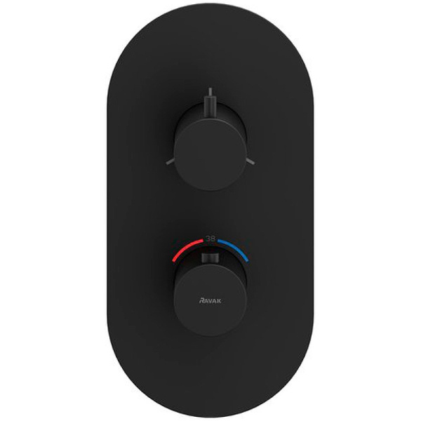 Смеситель для душа с термостатом Ravak Espirit Espirit ES 067.20BLM.O3 X070289 черный