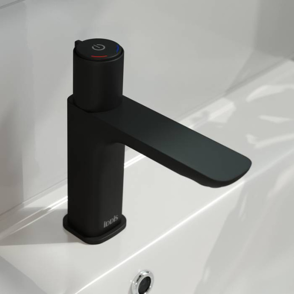 Смеситель для умывальника IDDIS Slide с кнопочным управлением (SLIBLBTi01)