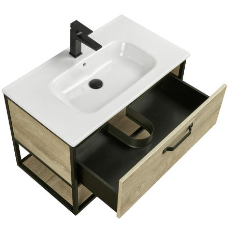 Тумба под раковину Aquaton Лофт Фабрик 80 1A242401LTDU0