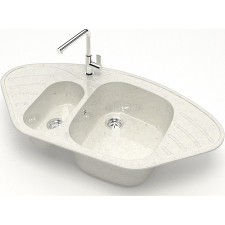 Кухонная мойка Marrbaxx Аделис Z23 Z023Q007 хлопок белый