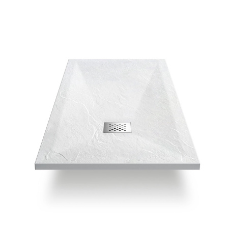 Душевой поддон из искусственного камня  (170х90) Vincea VST-4SR9017W, белый матовый