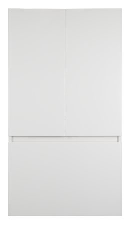 Шкаф с бельевой корзиной над стиральной машиной Misty Амур 60  Э-Ам08060-012Бк