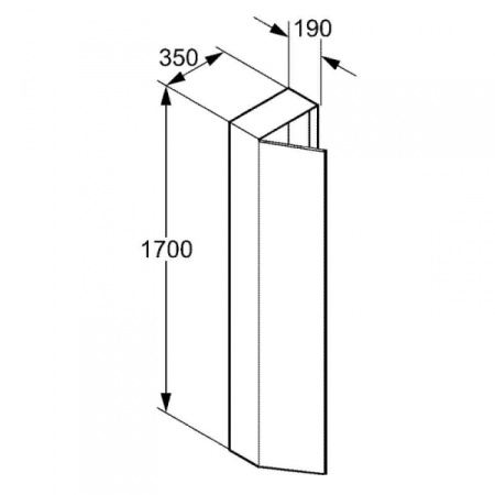 Шкаф Kludi Esprit 56H1742L